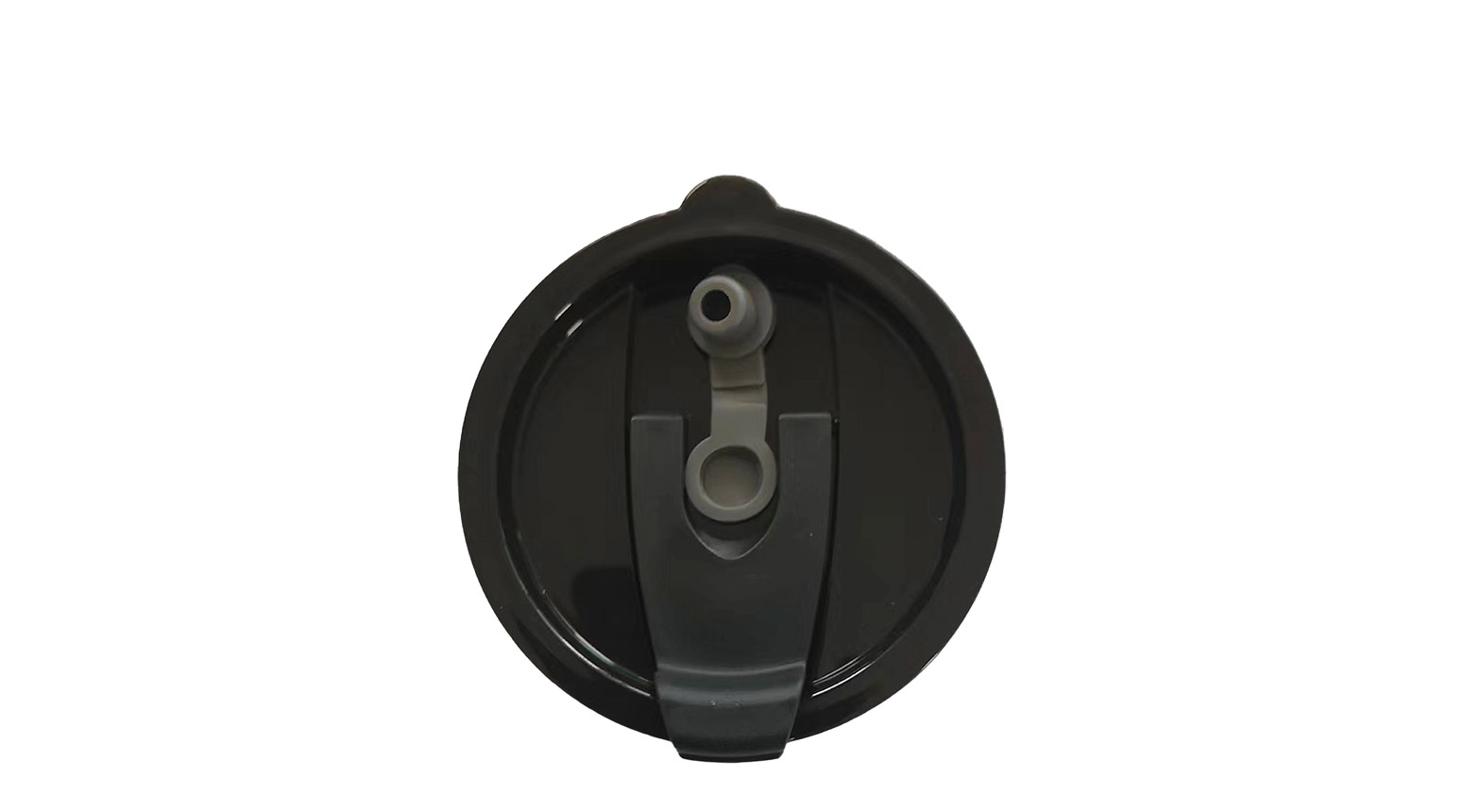 Mehrweg-Deckel "Coffee To Go" für Weck-Trinkglas, Ø 80mm, PS, schwarz