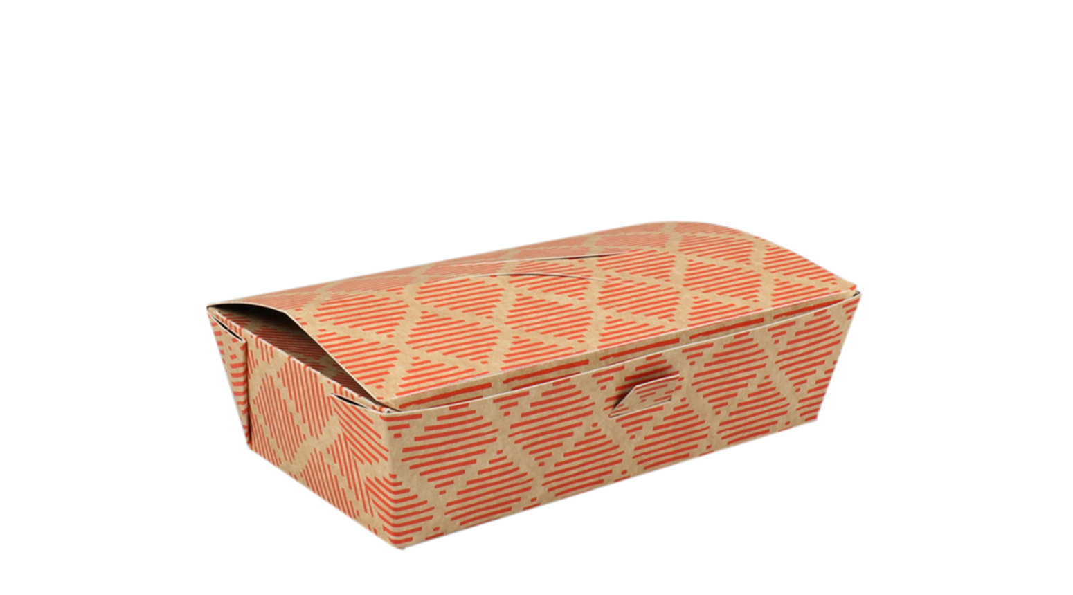 Sushibox mit Klappdeckel, 170 x 90 x 50 mm, rot