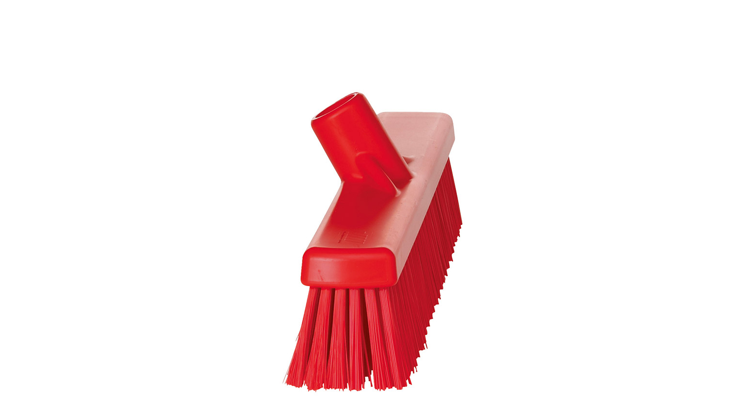 VIKAN Besen, weich/hart, 410 mm, Borstenlänge 58 mm, rot