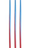 Trinkhalm "Shake", Ø 8 x 230 mm, blau / rot