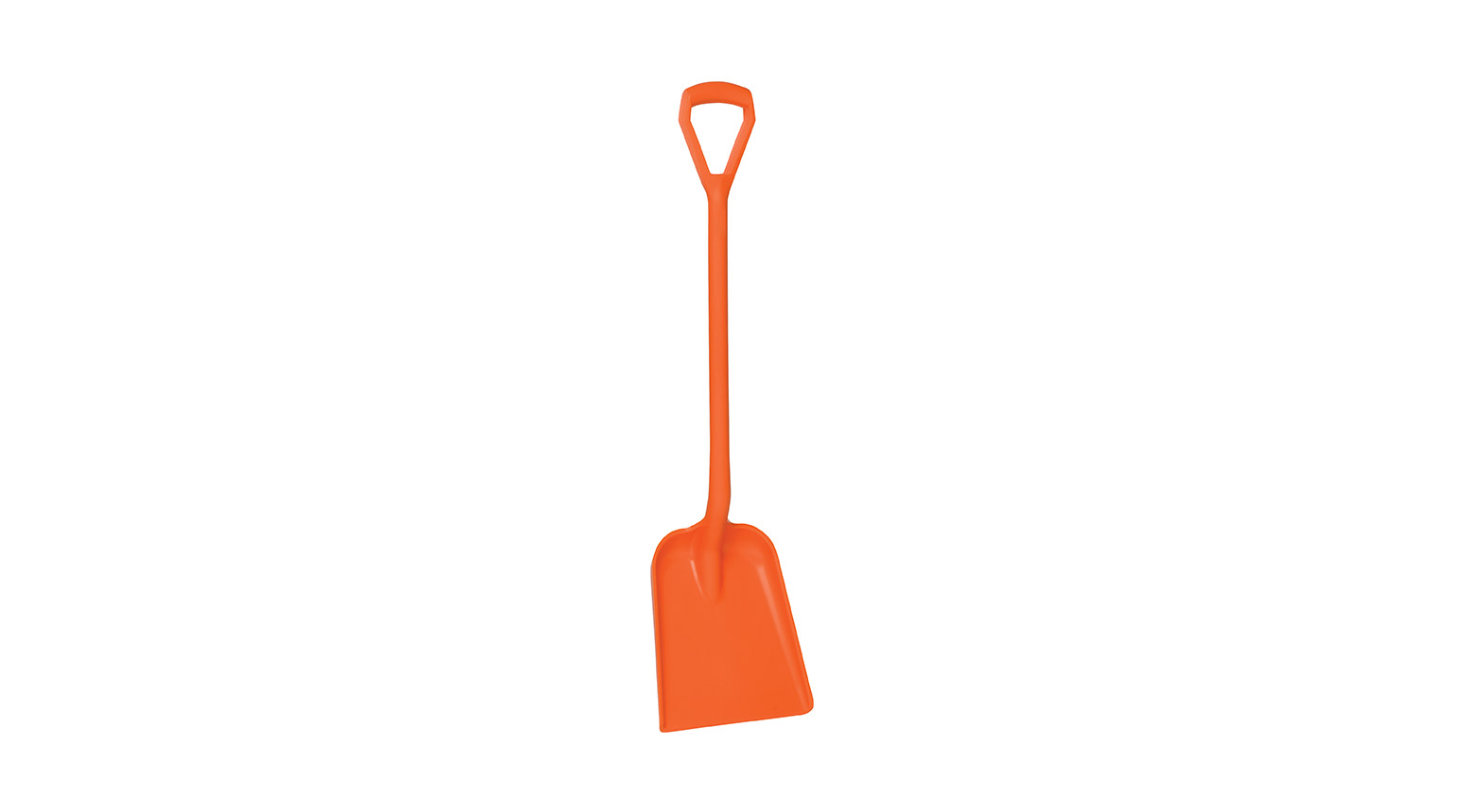 VIKAN Schaufel, 327 x 271 x 50 mm, 1040 mm, orange