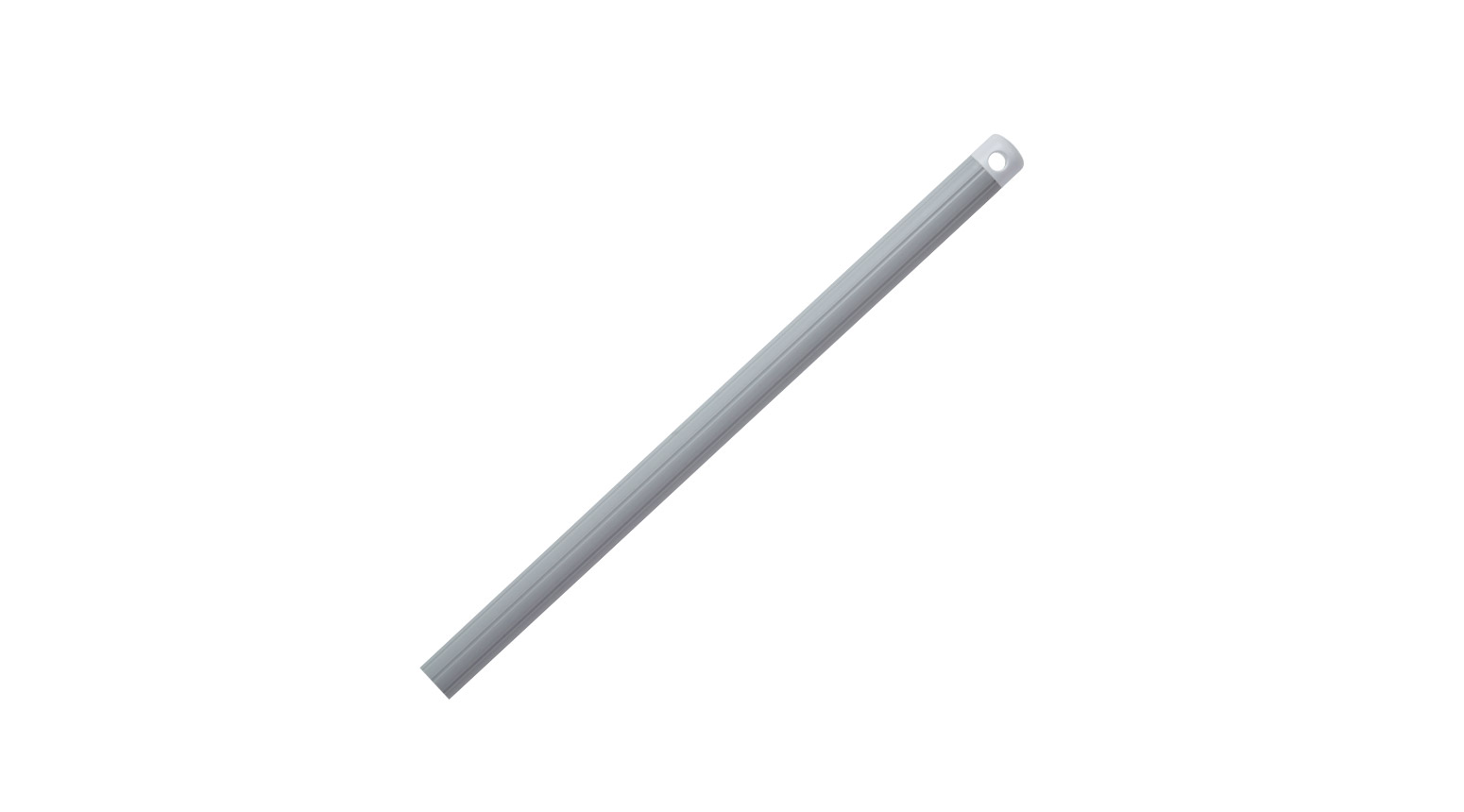 VIKAN Ergonomischer Edelstahlstiel, 1025 mm, Ø 31 mm, weiss