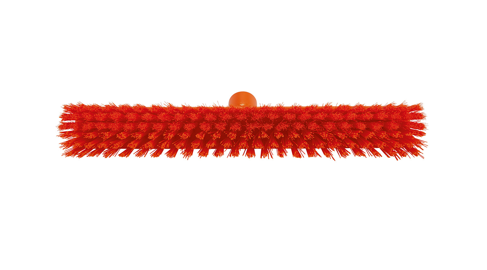VIKAN Besen, weich/hart, 410 mm, Borstenlänge 58 mm, orange