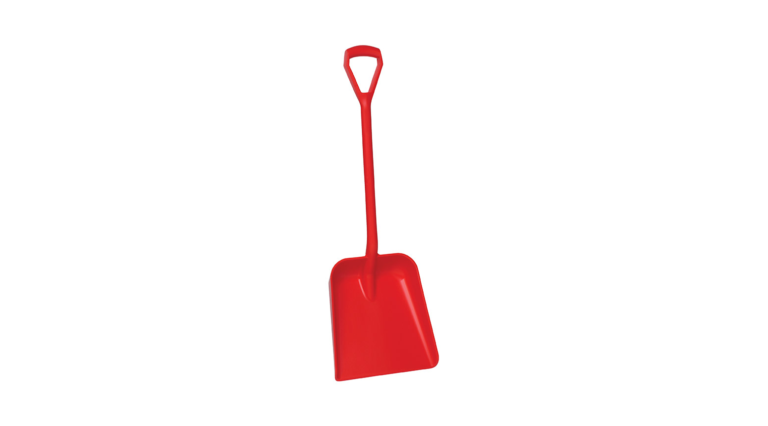 VIKAN Schaufel, 379 x 345 x 90 mm, 1035 mm, rot