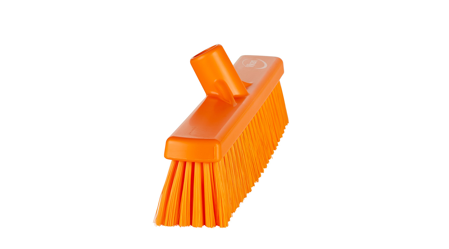 VIKAN Besen, weich, 410 mm, Borstenlänge 58 mm, orange