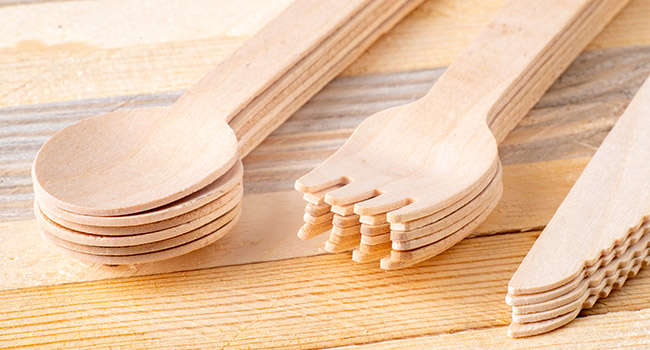 Einzelbesteck Holz