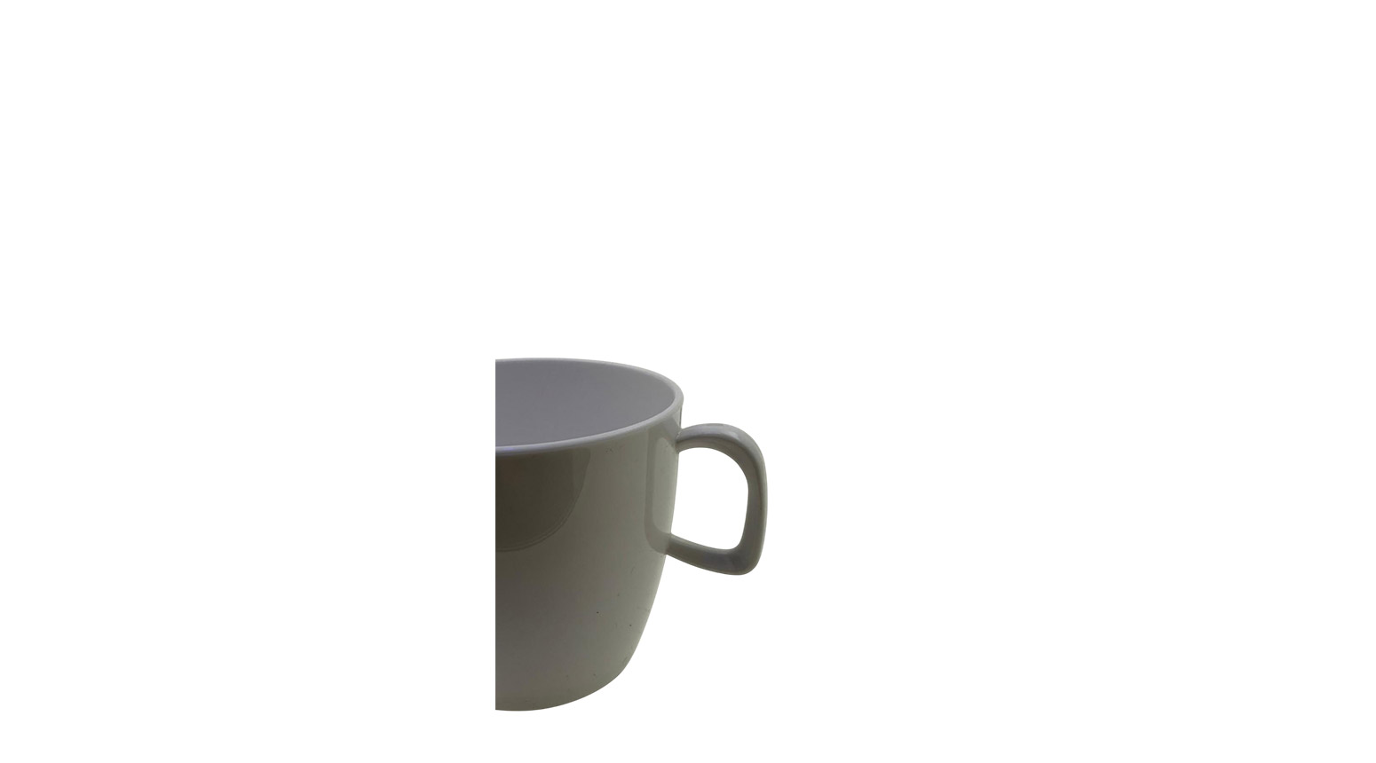 Kaffeetasse 220 ml, Mehrwegbecher, SAN, weiss