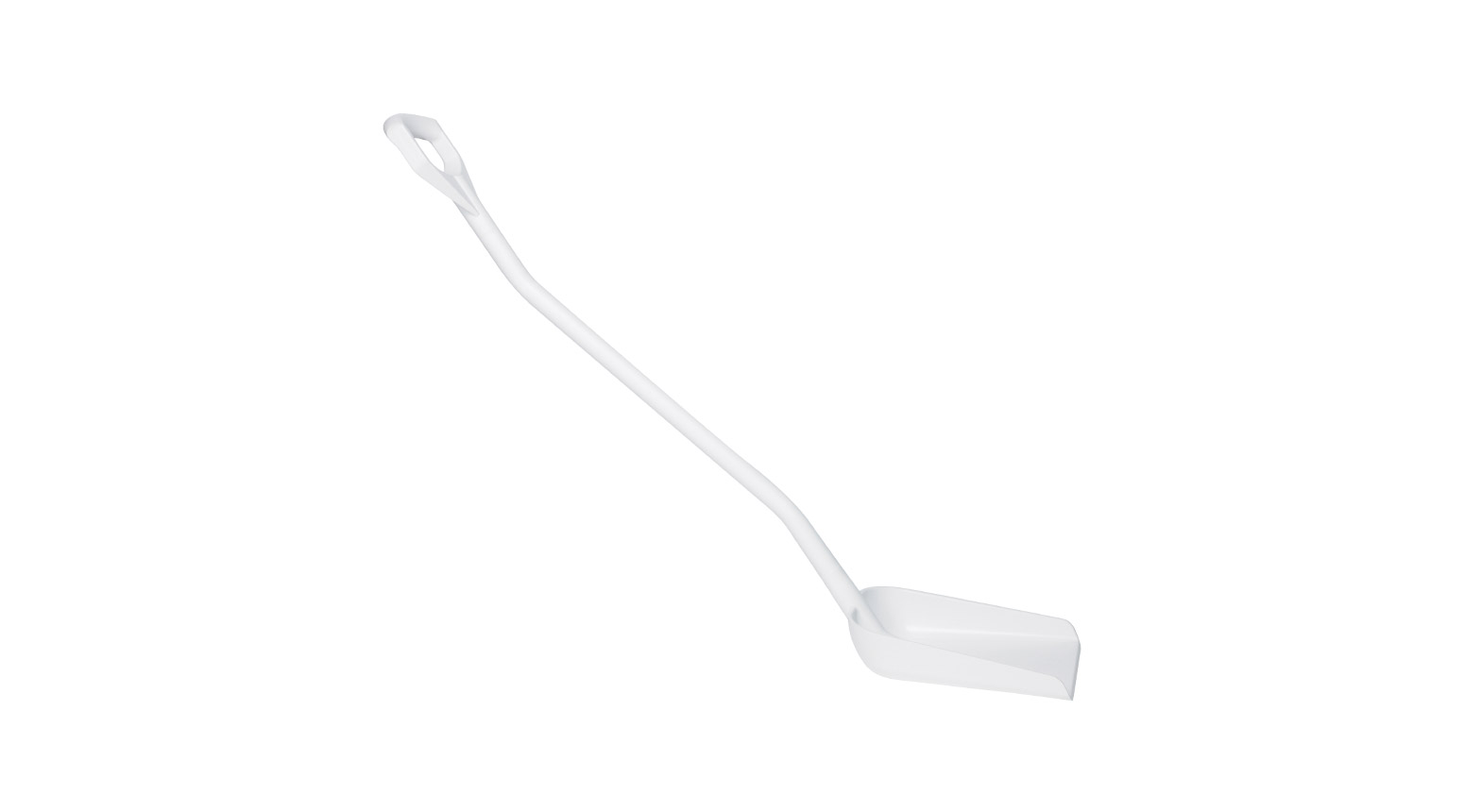 VIKAN Ergonomische Schaufel, 340 x 270 x 75 mm, weiss
