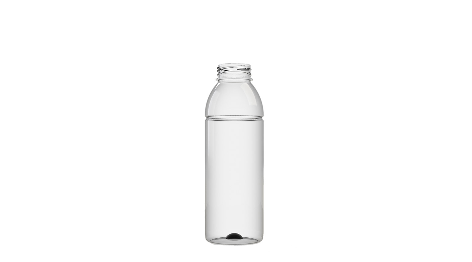 PET Flaschen, rund, 500 ml, Öffnung Ø 38 mm