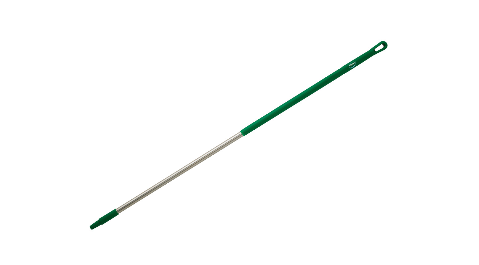 VIKAN Ergonomischer Edelstahlstiel, 1510mm, Ø 31 mm, grün