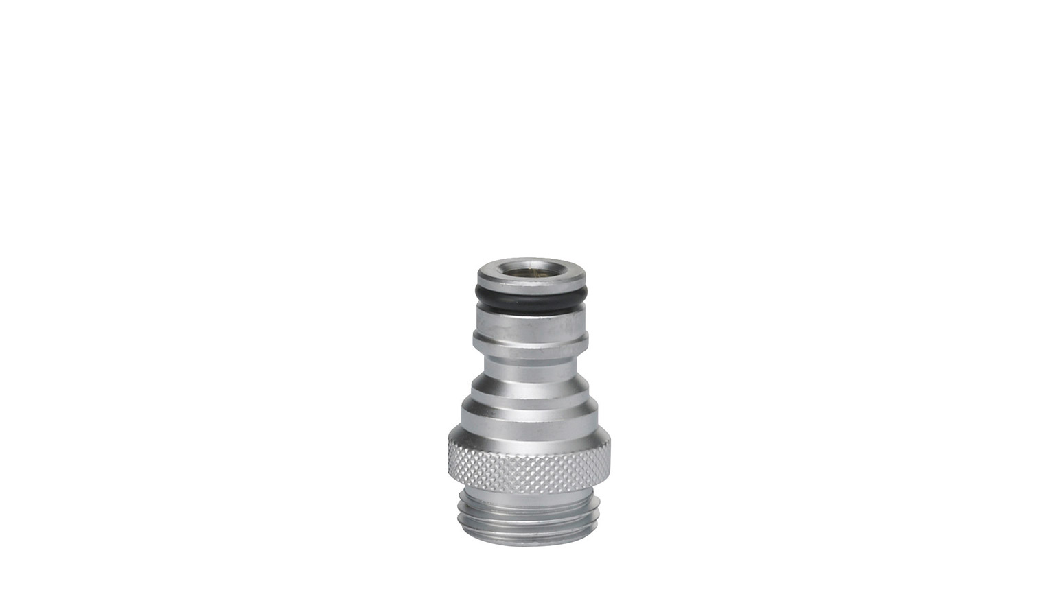 Adapter GARDENA mit Gewinde, 1/2, silber