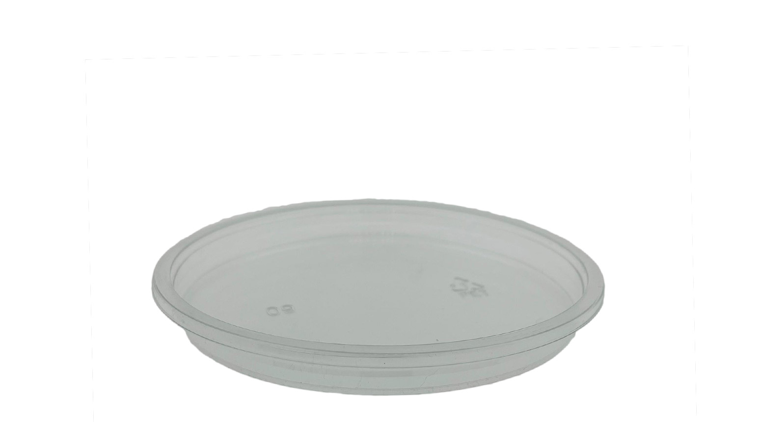 Flachdeckel zu Deli-Becher, transparent