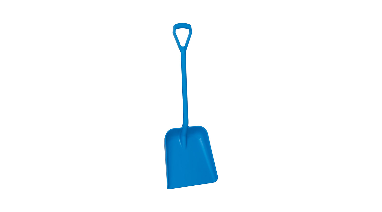 VIKAN Schaufel, 379 x 345 x 90 mm, 1035 mm, blau