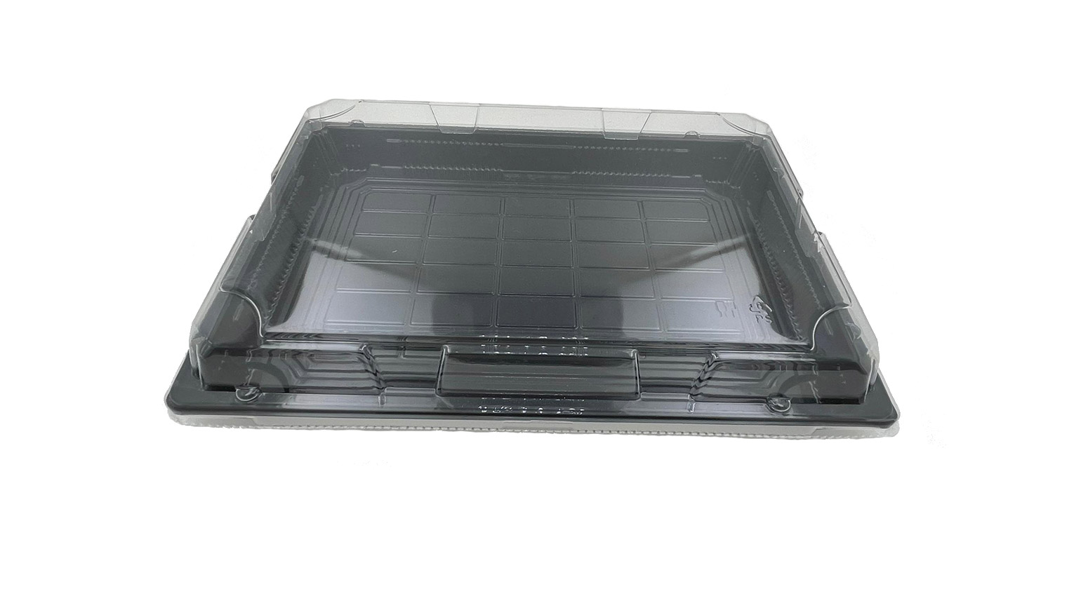 Sushibox, 255 x 187 x 23 mm, PS, schwarz