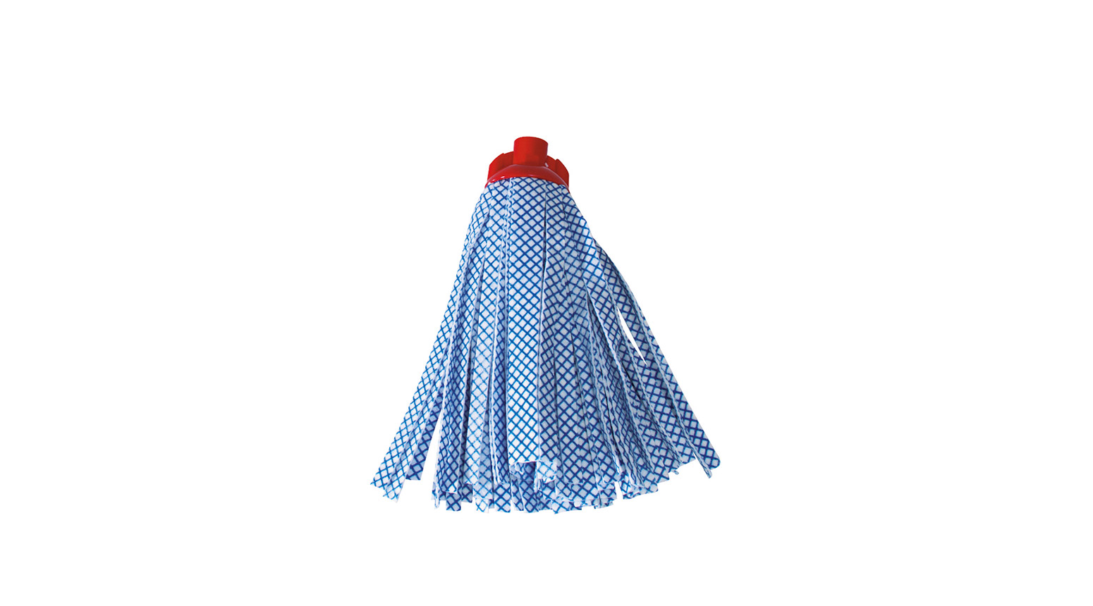 Nasswischmopp Supra weiss-blau, Vliesstoff System Supra