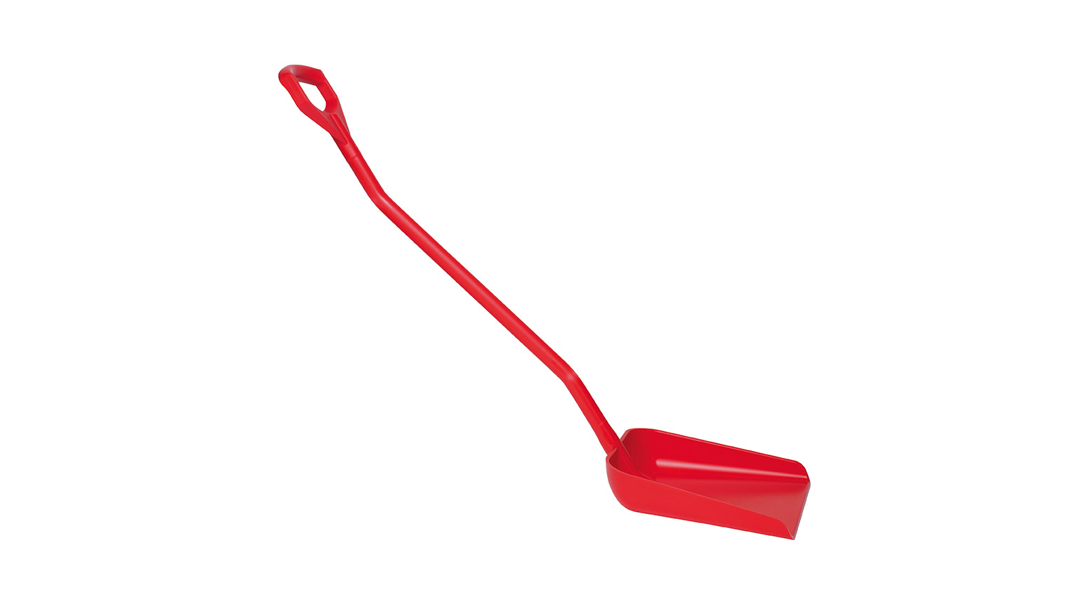 VIKAN Ergonomische Schaufel, 380 x 340 x 90 mm, 1310 mm, rot