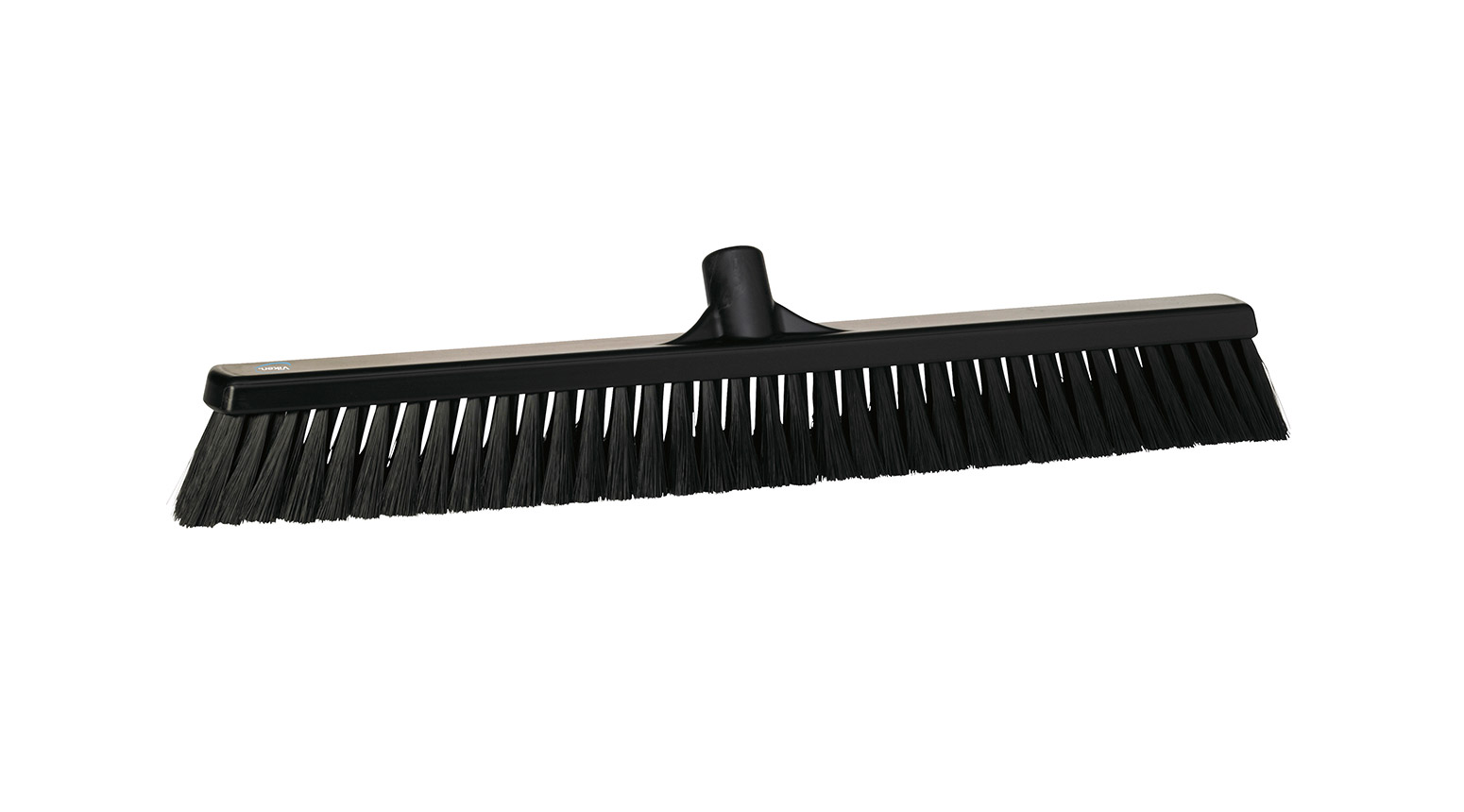 VIKAN Besen, weich, 610 mm, Borstenlänge 58 mm, schwarz