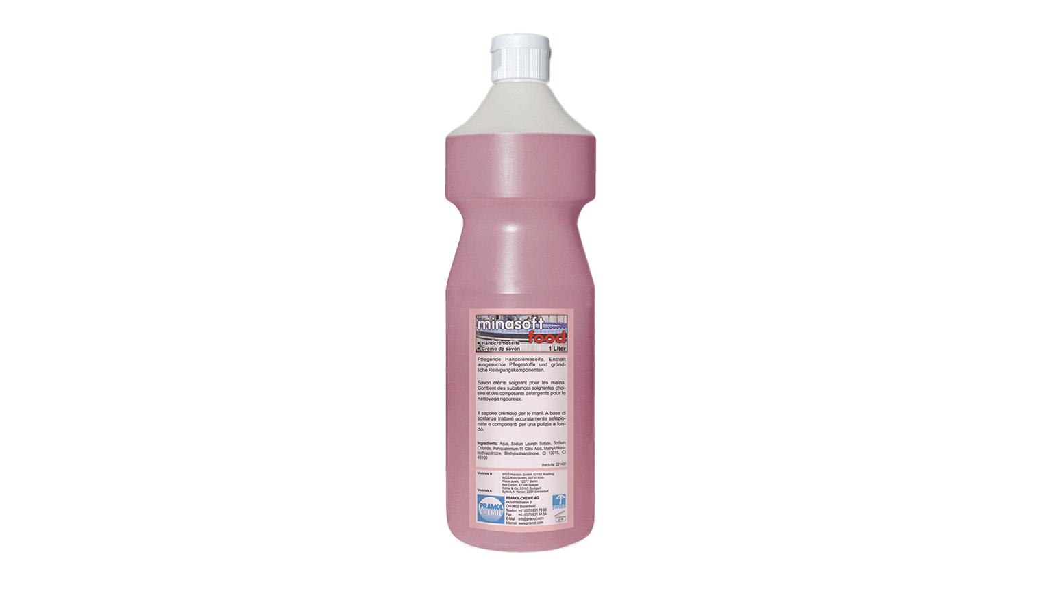 Minasoft Food Handseife, 1 Liter / Flasche