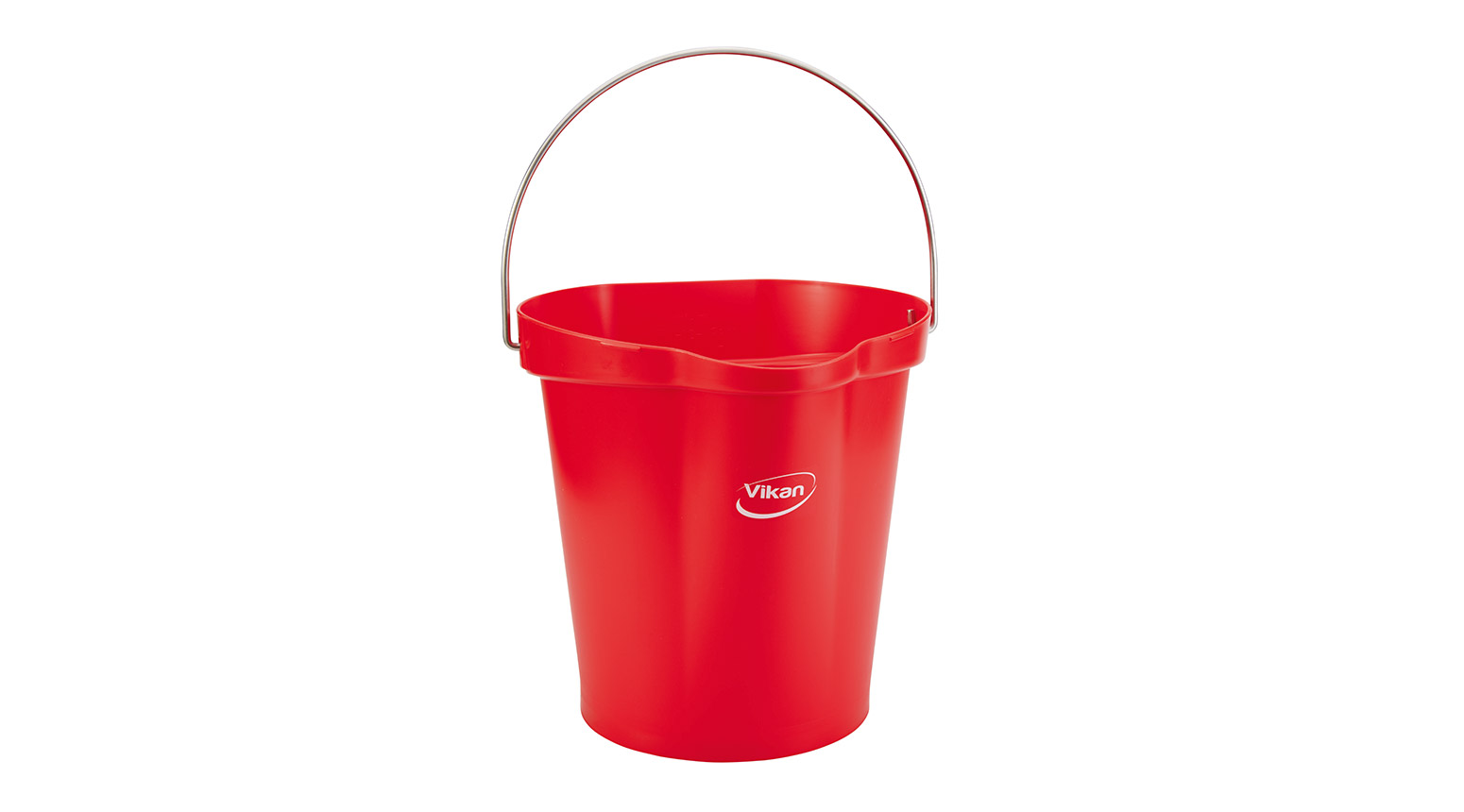 VIKAN Eimer, 12 Liter, rot
