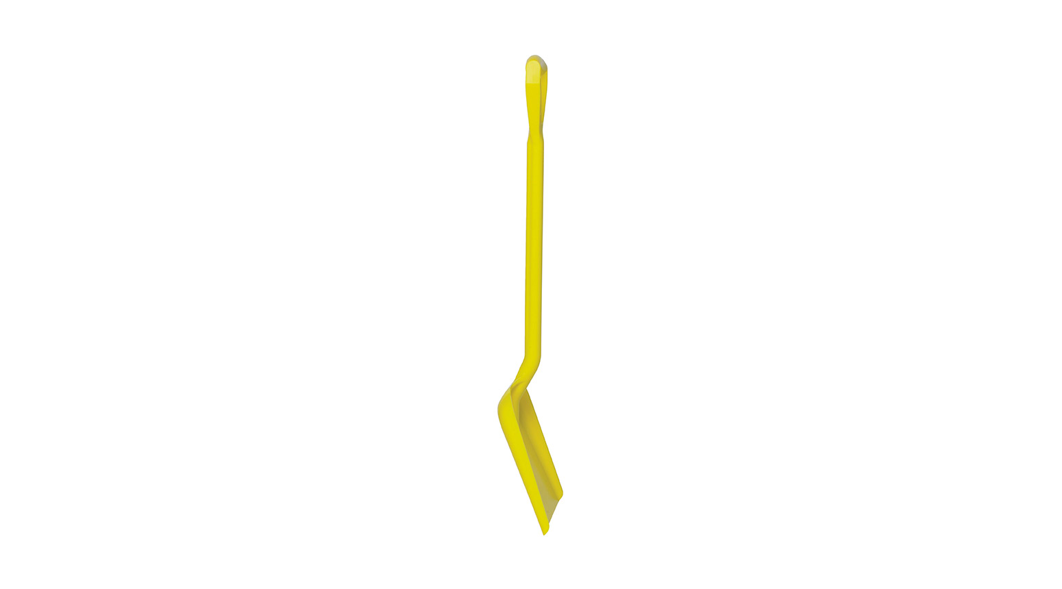 VIKAN Schaufel, 327 x 271 x 50 mm, 1040 mm, gelb