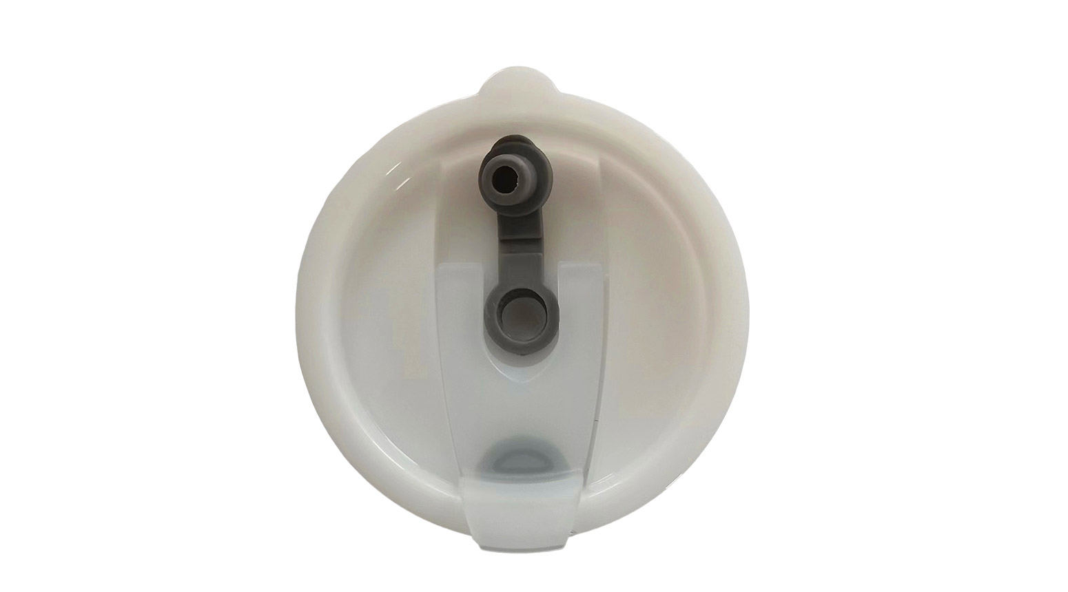 Mehrweg-Deckel "Coffee To Go" für Weck-Trinkglas, Ø 80mm, PS, weiss