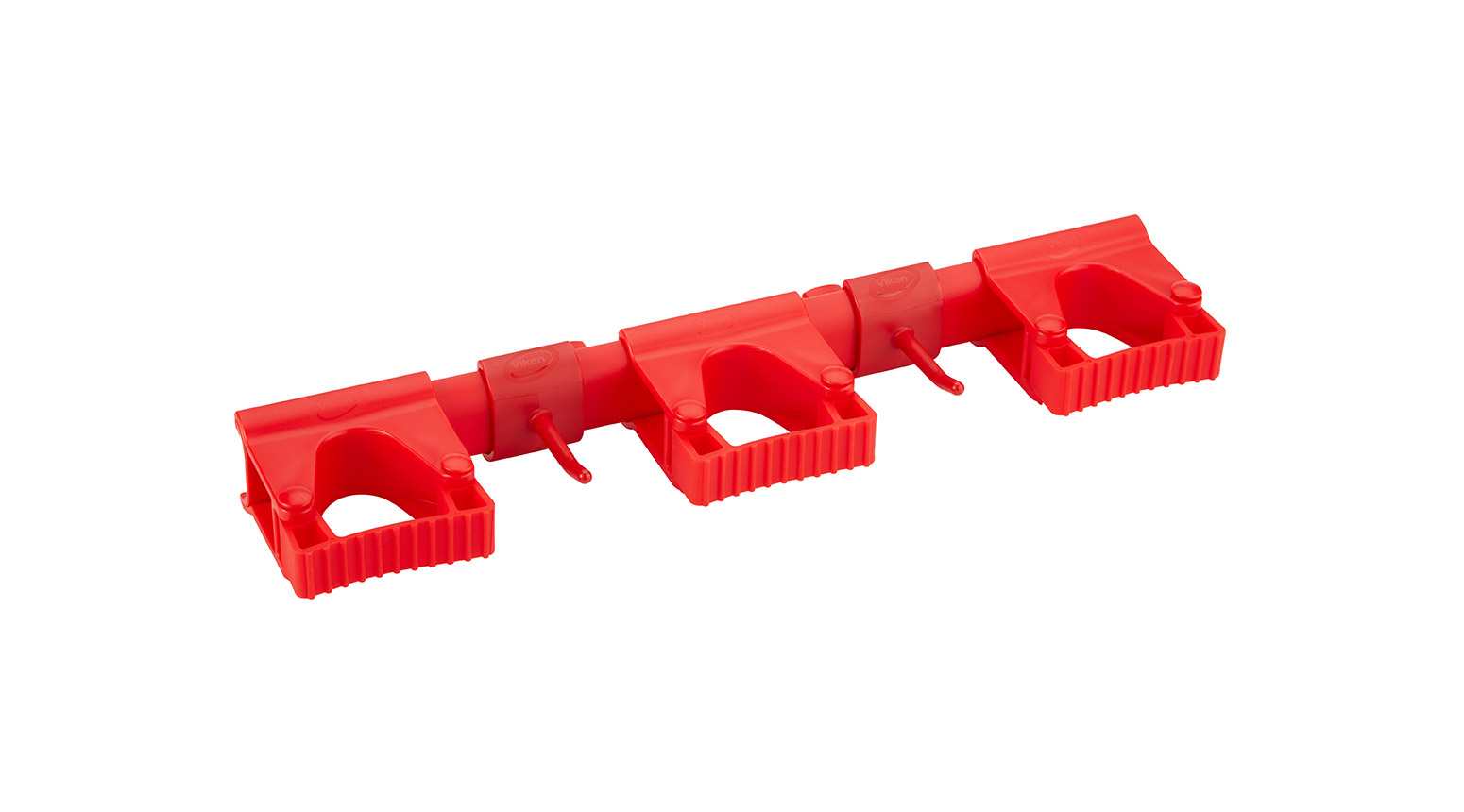 VIKAN Wandhalterung, 4-6 Produkte, 395 mm, rot