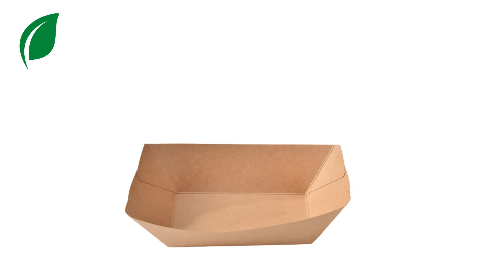 Snackschale #5 ÖKO-LINE, 200 x 151 x 50 mm, Karton, braun