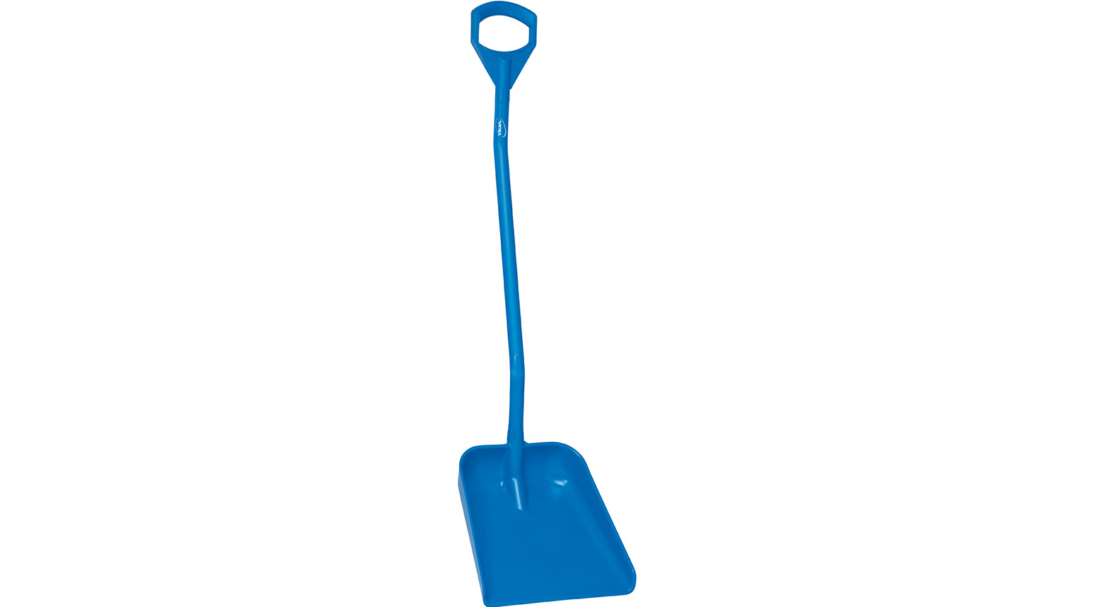 VIKAN Ergonomische Schaufel, 380 x 340 x 90 mm, 1310 mm, blau