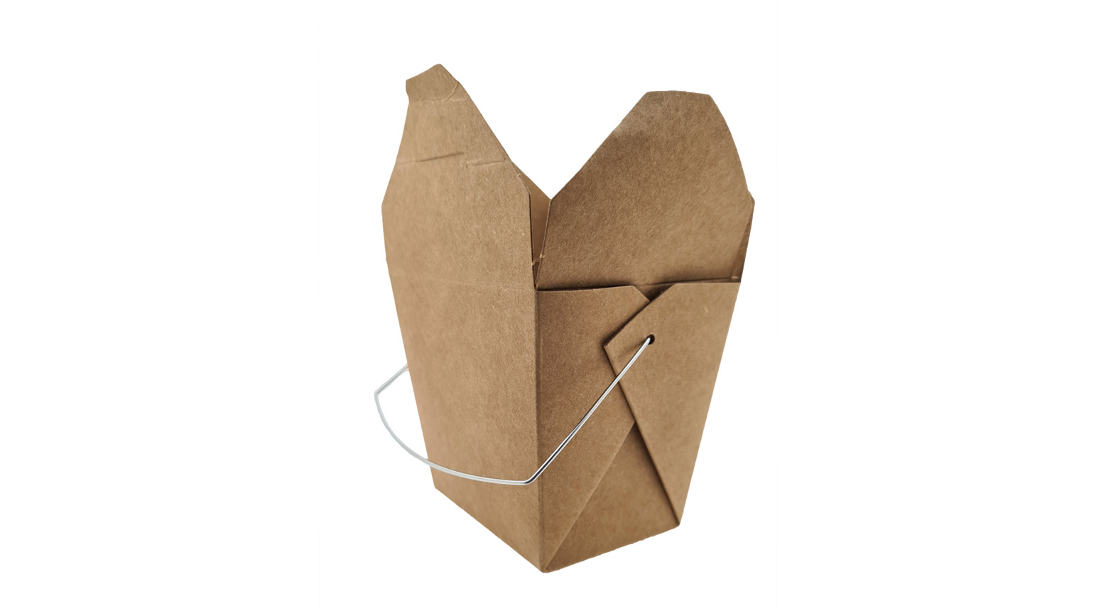 Foodbox mit Henkel, 750 ml, braun