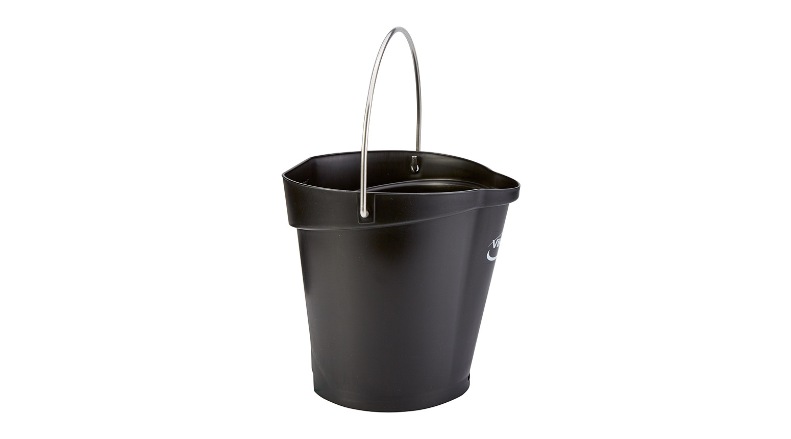 VIKAN Eimer, 6 Liter, schwarz