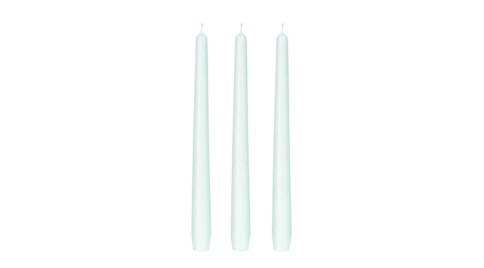 Spitzkerzen weiss 22 x 245 mm