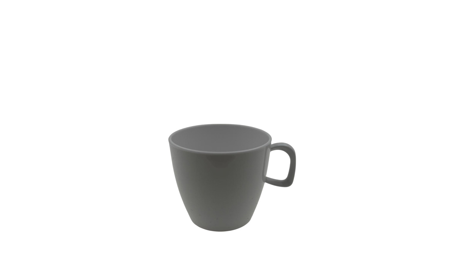 Kaffeetasse 220 ml, Mehrwegbecher, SAN, weiss