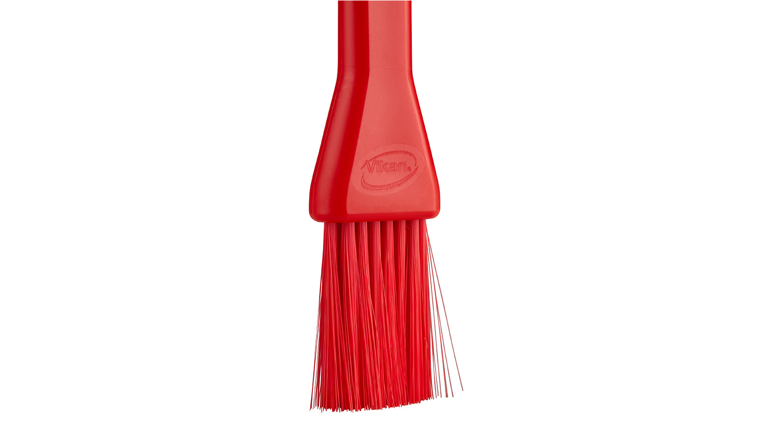 VIKAN Lebensmittelpinsel, weich, 195 x 30 mm, rot