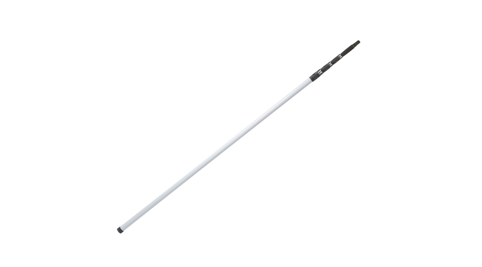 VIKAN Glasfaserteleskopstiel mit Gewinde, 1880 - 6000 mm, grau