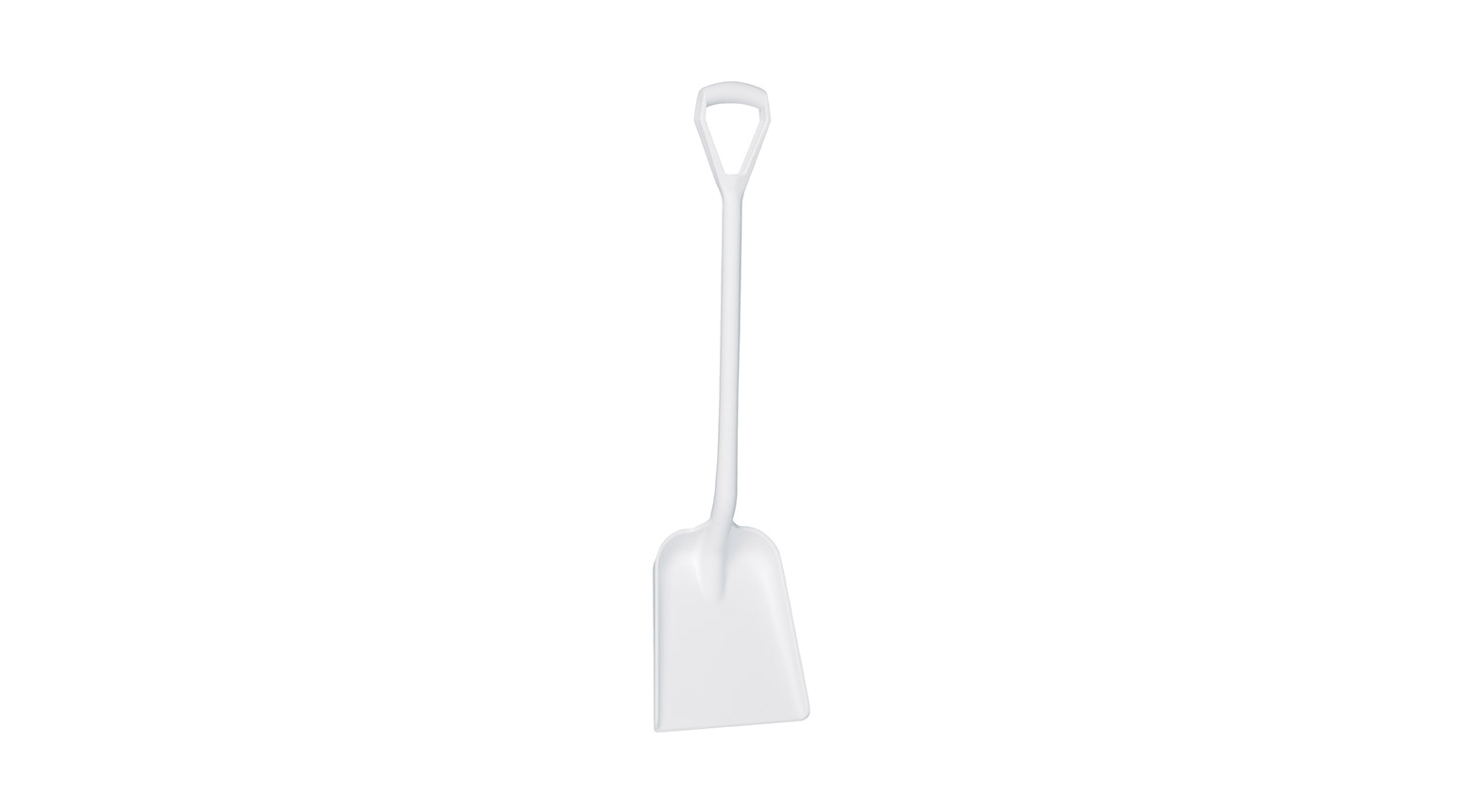 VIKAN Schaufel, 327 x 271 x 50 mm, 1040 mm, weiss