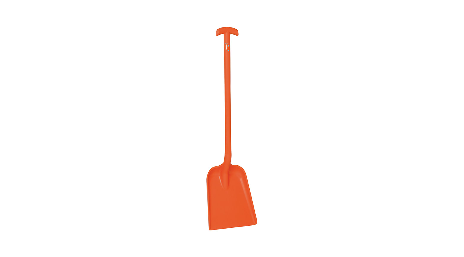 VIKAN Schaufel, T-Griff, 327 x 271 x 50 mm, 1035 mm, orange