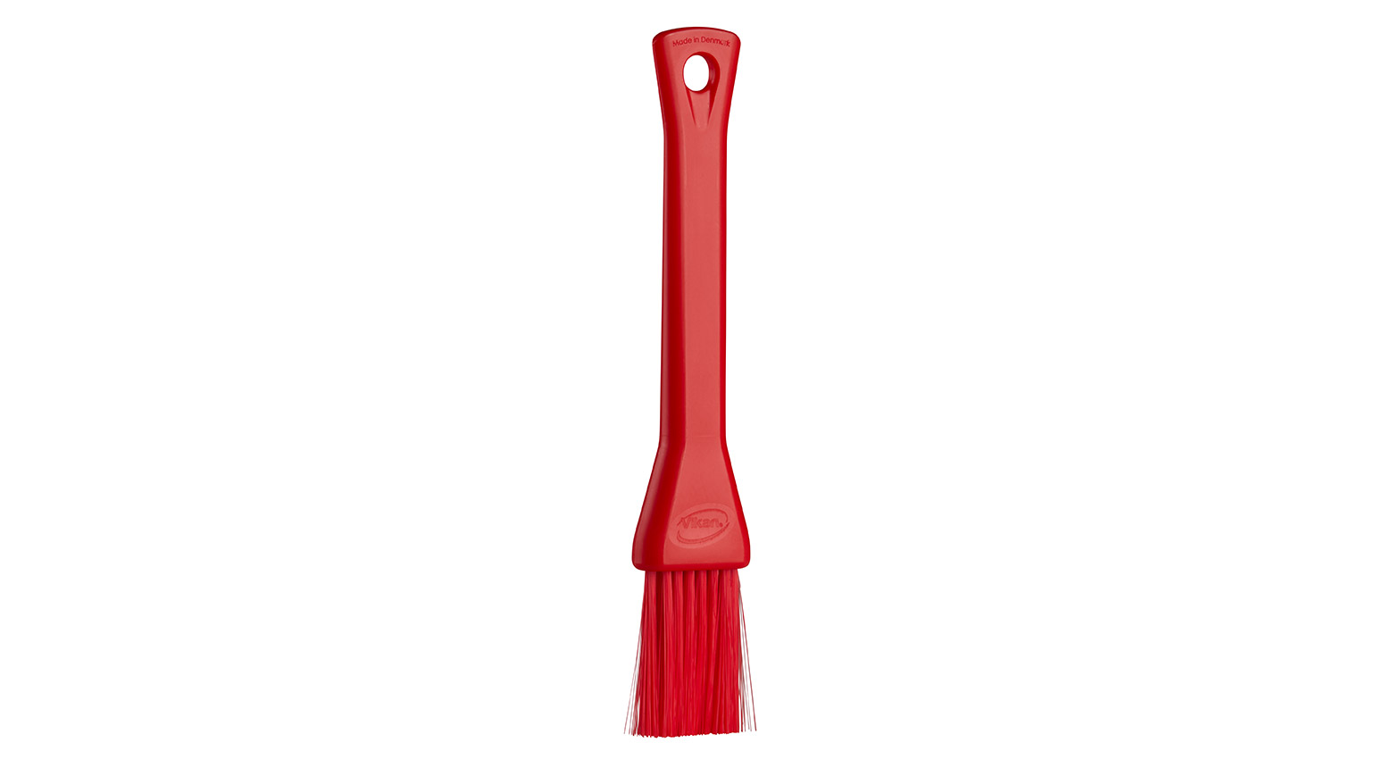 VIKAN Lebensmittelpinsel, weich, 195 x 30 mm, rot