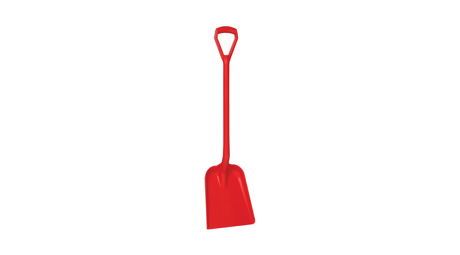 VIKAN Schaufel, 327 x 271 x 50 mm, 1040 mm, rot