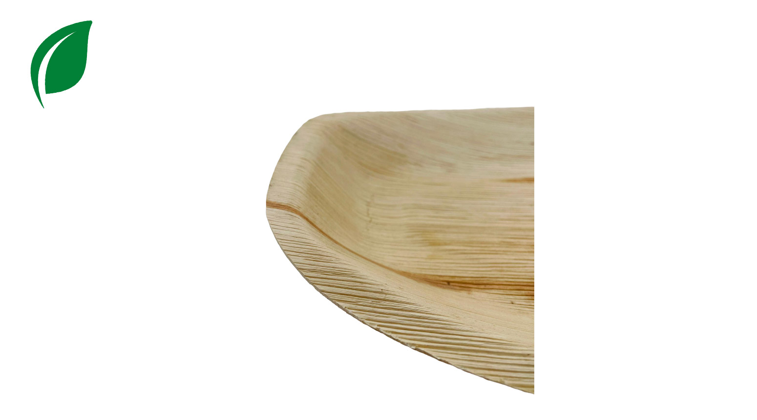 Palmblatt Platte oval 290 x 195 x 25 mm