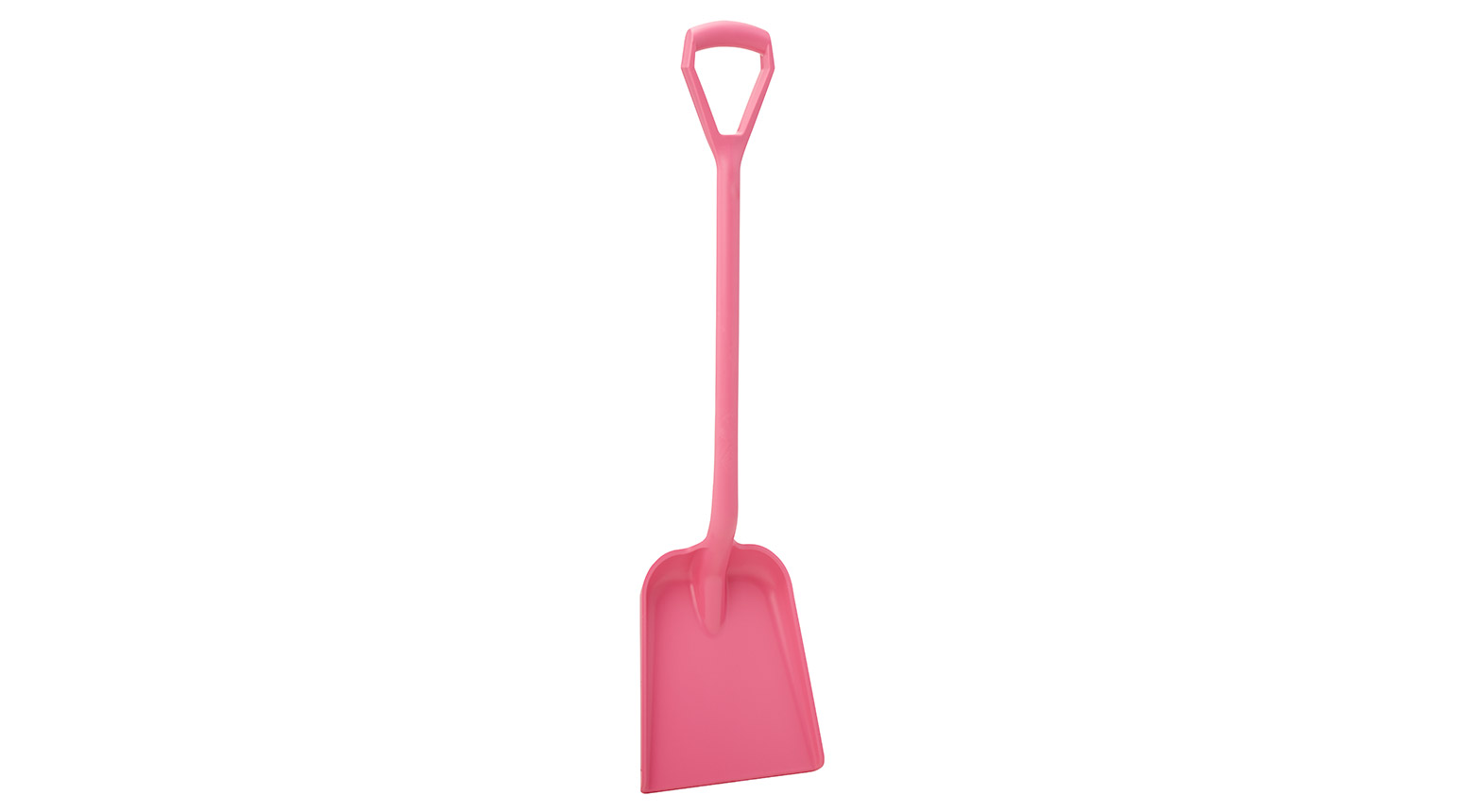 VIKAN Schaufel, 327 x 271 x 50 mm, 1040 mm, pink