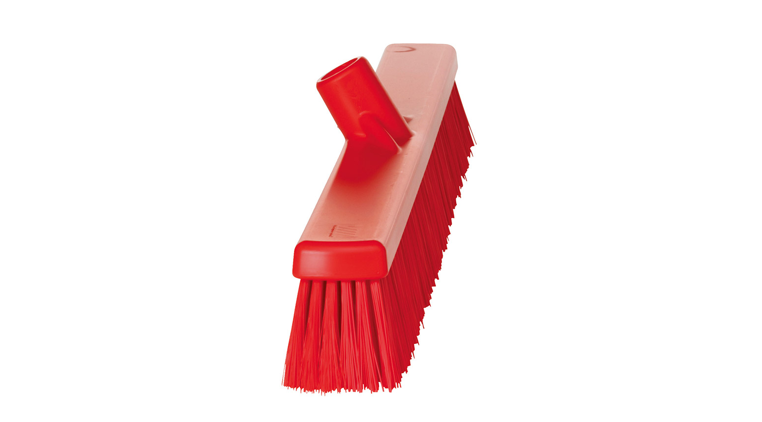 VIKAN Besen, weich/hart, 610 mm, Borstenlänge 58 mm, rot