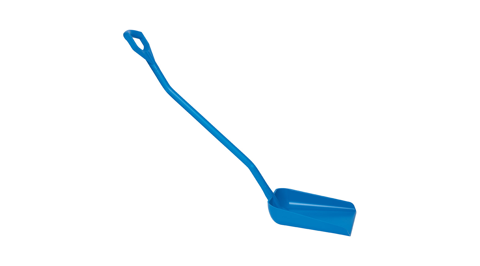 VIKAN Ergonomische Schaufel, 380 x 340 x 90 mm, 1310 mm, blau