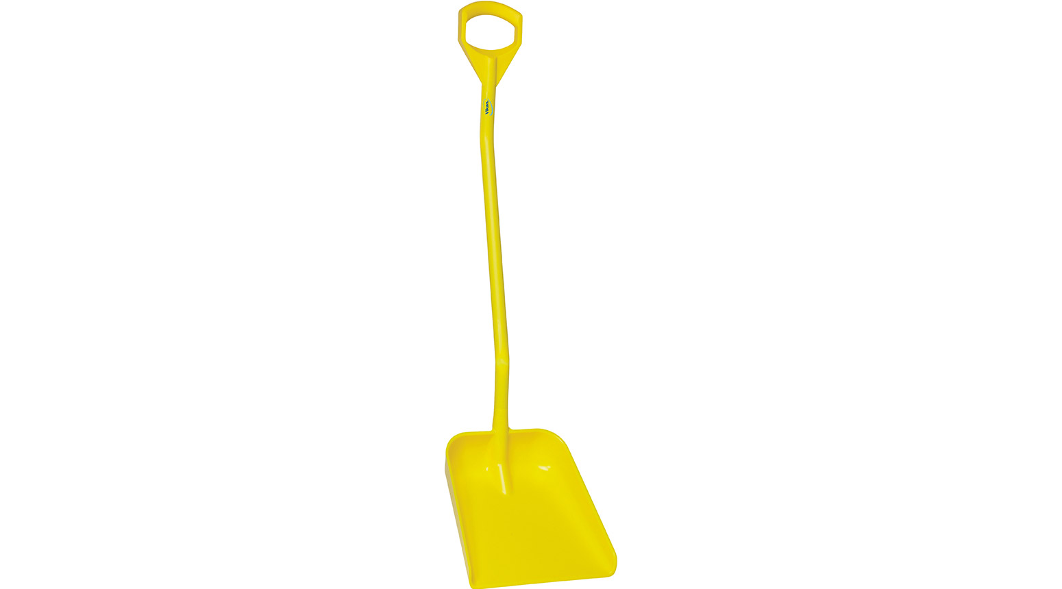 VIKAN Ergonomische Schaufel, 380 x 340 x 90 mm, 1310 mm, gelb