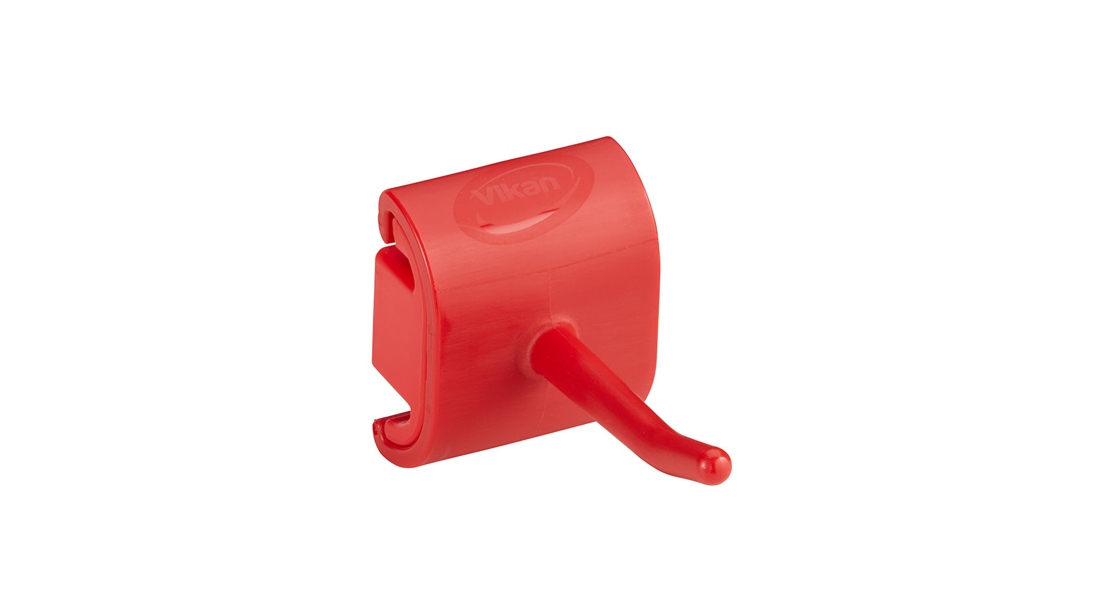Hygienische Wandhalterung für 1 Produkt, 41 mm, rot