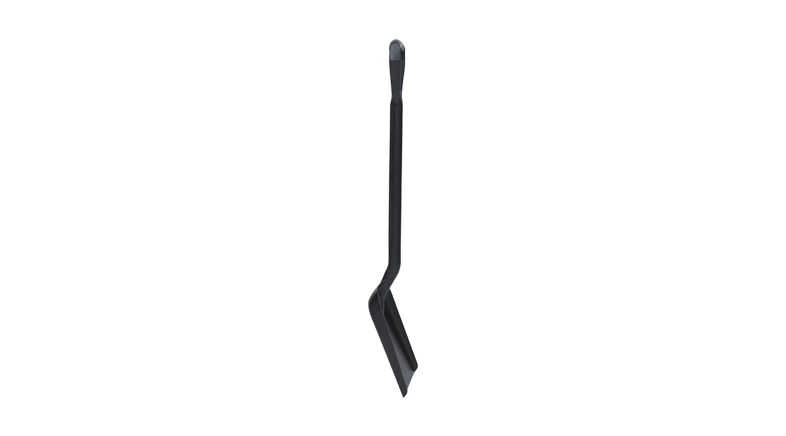 VIKAN Schaufel, 327 x 271 x 50 mm, 1040 mm, schwarz