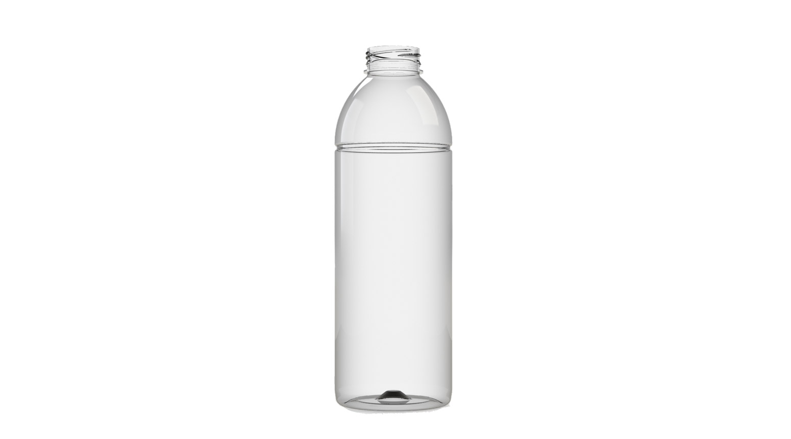 PET Flaschen, rund, 1'000 ml, Öffnung Ø 38 mm