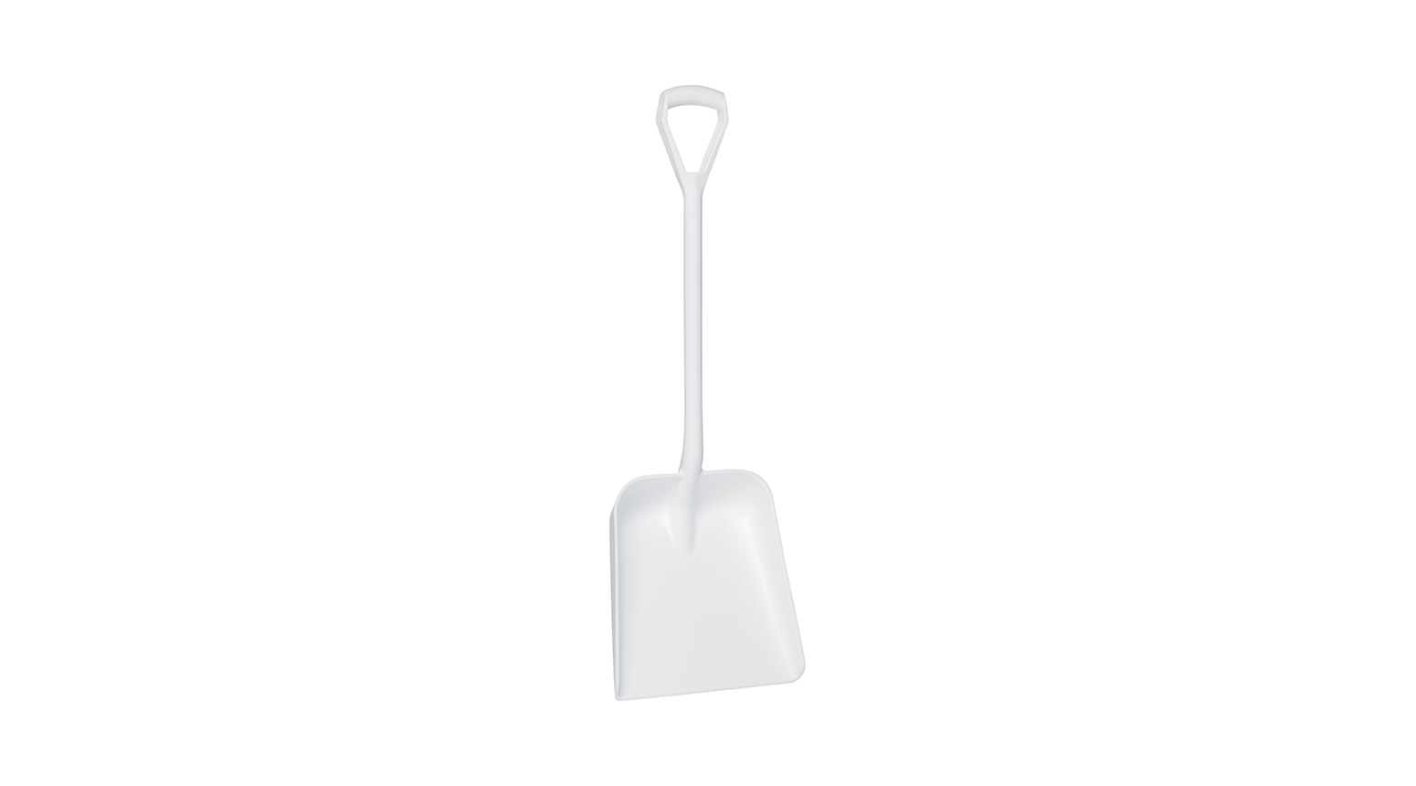 VIKAN Schaufel, 379 x 345 x 90 mm, 1035 mm, weiss