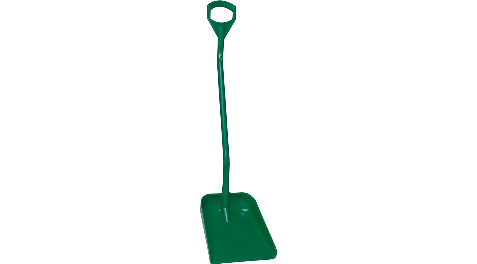 VIKAN Ergonomische Schaufel, 380 x 340 x 90 mm, 1310 mm, grün