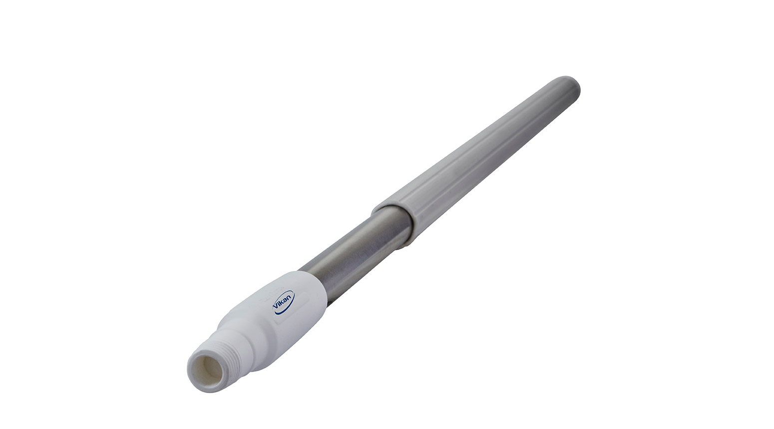 VIKAN Ergonomischer Edelstahlstiel, 1025 mm, Ø 31 mm, weiss