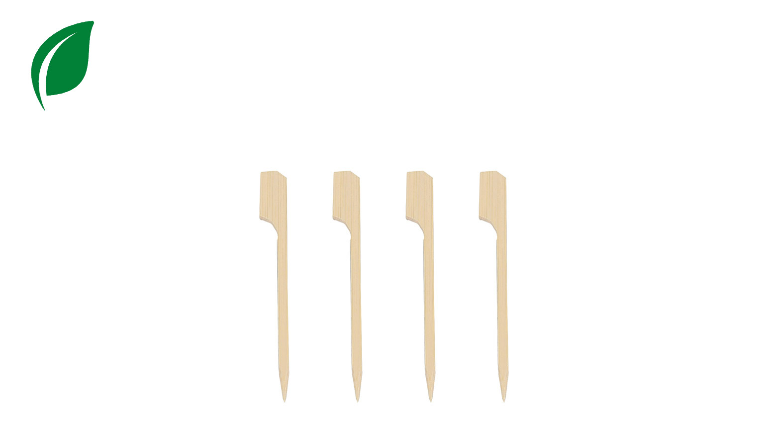 Spiesse "Schwert", 9 cm, braun